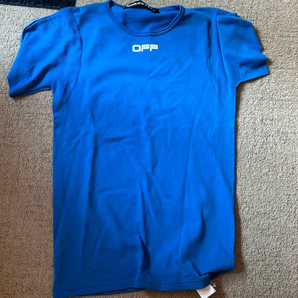 Off White Blue Active